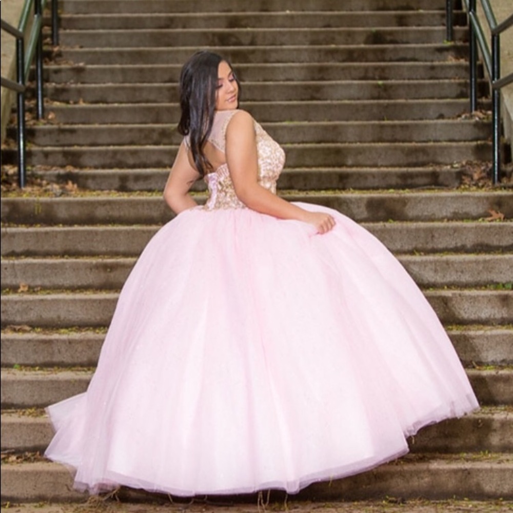 Baby pink Sweet 16 Dress